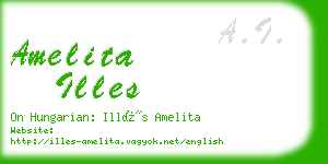amelita illes business card